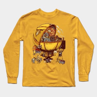 Ghost Eater: Pacman Steampunk Long Sleeve T-Shirt